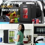 Mini Fridge for Bedroom, 15 Litre/21 Cans Portable Mini Refrigerator with AC/DC Power for Office, Dorm and Car, Thermoelectric Electric Cooler & Warmer Skincare Fridge for Drinks, Food, Cosmetics