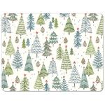 Cut N' Funnel Jolly Trees Designer Flexible Cutting Board Mat 15" x 11.5" Made in the USA Decorative Flexible, Easy to Clean