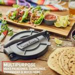 Uno Casa 8 Inch Cast Iron Tortilla Press