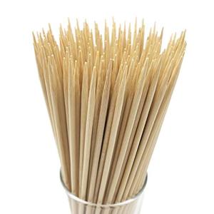 12" Natural Bamboo Skewers for BBQ，Appetiser，Fruit，Cocktail，Kabob，Chocolate Fountain，Grilling，Barbecue，Kitchen，Crafting and Party. Φ=4mm, More Size Choices 6"/8"/10"/14"/16"/17.5"/30"/36"(200 PCS)