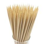 12" Natural Bamboo Skewers for BBQ，Appetiser，Fruit，Cocktail，Kabob，Chocolate Fountain，Grilling，Barbecue，Kitchen，Crafting and Party. Φ=4mm, More Size Choices 6"/8"/10"/14"/16"/17.5"/30"/36"(200 PCS)