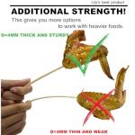 12" Natural Bamboo Skewers for BBQ，Appetiser，Fruit，Cocktail，Kabob，Chocolate Fountain，Grilling，Barbecue，Kitchen，Crafting and Party. Φ=4mm, More Size Choices 6"/8"/10"/14"/16"/17.5"/30"/36"(200 PCS)