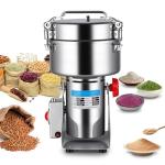 Yaofafa Grain Mill - 2500g High-Capacity Stainless Steel Grain Mill for Flour with 270° Swing for Easy Operation, Perfect for Kitchen and Coffee Shop to Grind Grains and Corn Efficiently