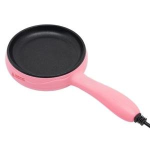 6 Inch Frying Pan - 450W Nonstick Electric Skillet Fry Pan, Mini Frying Pan Egg Pan, 180°C/356°F, Pink