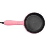 6 Inch Frying Pan - 450W Nonstick Electric Skillet Fry Pan, Mini Frying Pan Egg Pan, 180°C/356°F, Pink