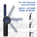 READAEER BBQ Fan Air Blower for Outdoor Camping Portable Electric Barbecue Fire Blower Tool