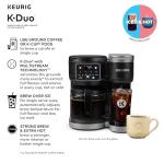 Keurig K-Duo Single Serve K-Cup Pod & Carafe Coffee Maker, Black