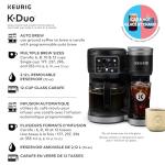 Keurig K-Duo Single Serve K-Cup Pod & Carafe Coffee Maker, Black