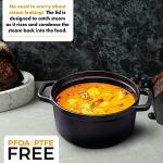 Bruntmor 5.2 Quart Pre-Seasoned Cast Iron Dutch Oven