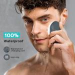 COSLUS Facial Cleansing Brush Face Scrubber: Portable Silicone Waterproof Rechargeable Face Wash Brush, 5 Cleansing Modes, Electric Deep Cleaning for Men & Women, Removing Blackhead, Exfoliating