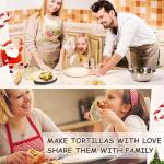 1Pack Tortilla Crimper, 10-12” Flour Tortilla Sealer | DIY Make Sealed Tacos, Quesadillas, Burritos & More | Tortilla Press for Christmas Party | BPA-Free, Dishwasher Safe, Tortilla Press Maker