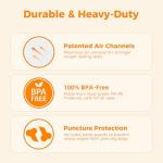 Wevac Vacuum Sealer Bags 8x50 Rolls 2 pack for Food Saver, Seal a Meal, Weston. Commercial Grade, BPA Free, Heavy Duty, Great for vac storage, Meal Prep or Sous Vide