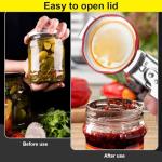 Adjustable Multifunctional Stainless Steel Can Opener, 2026 New Jar Gripper Tight Lid Opener Jar Lid Gripper, Manual Kitchen Accessories Jar Opener for Weak Hands (1)