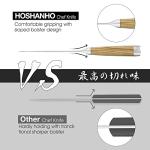 HOSHANHO Damascus Chef Knife 8 Inch, Professional 67 Layers 10Cr15CoMoV Super Steel Kitchen Knife, Ultra Sharp Japanese Knife with Durable Ergonomic Olive Wood Handle