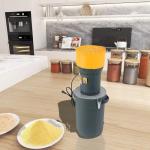 Grain Mill Corn Grinder, 1000w Electric Feed Grinder Mill Dust-Free Dry Cereals Grinders with Detachable Hopper & 5 Sieves for Wheat Corn Grain Spice Coffee Beans 6.6 Gallons (25L)