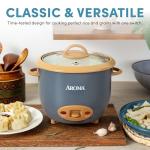 AROMA® 6-Cup (Cooked) One-Touch Pot Style Rice Cooker with CoreCoat™ PFAS-Free Nonstick Ceramic Surface (1.5 Quarts)