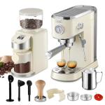 Gevi Espresso Machine 20 Bar with Grinder, Professional Espresso Maker with 35 Precise Grind Settings Burr Coffee Grinders Combos, Super-Automatic Espresso Machines, Gift for Coffee Lover
