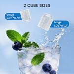COWSAR Countertop Ice Maker, Portable Ice Machine with Self-Cleaning, 26Lbs/24Hrs, 8 Bullet Ice in 6 Mins with 2 Sizes, Scoop & Basket, Quiet Compact Ice Maker Machine for Kitchen, RV, Camping