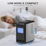 COWSAR Countertop Ice Maker, Portable Ice Machine with Self-Cleaning, 26Lbs/24Hrs, 8 Bullet Ice in 6 Mins with 2 Sizes, Scoop & Basket, Quiet Compact Ice Maker Machine for Kitchen, RV, Camping