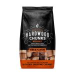Fire & Flavor Hickory Wood Chunks for Smoking and Grilling - All-Natural, Long-Lasting with a Mildly Sweet Flavor - Large Chunk Wood Chips for Smokers,Red