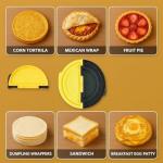 Professional 3 in 1 Tortilla Sealer & Quesadilla Maker for 10"+8"+6" Wraps, Adjustable & Detachable Sealer for Burritos, Tacos, Dumplings, Calzone, Sandwich, Empanada maker press 6, 8 &10 inch large