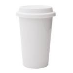 Reusable Insulated Ceramic Travel Coffee Cup 12 oz