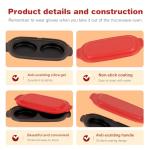 Microwave Egg Cooker |Microwave Fryer& Poacher Maker for 2 Eggs |RV Essential Kitchen Appliances | Perfect for Breakfast Sandwiches | Dishwasher-Safe & BPA-Free