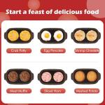 Microwave Egg Cooker |Microwave Fryer& Poacher Maker for 2 Eggs |RV Essential Kitchen Appliances | Perfect for Breakfast Sandwiches | Dishwasher-Safe & BPA-Free