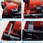 Vacuum Cleaner Belts Vacuum Belts Replacement for Hoover Whole House Rewind Pet Vacuum Cleaner, Fit Models: UH71215, UH71230, UH71250, UH71251, UH71255, UH71350V Series