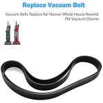 Vacuum Cleaner Belts Vacuum Belts Replacement for Hoover Whole House Rewind Pet Vacuum Cleaner, Fit Models: UH71215, UH71230, UH71250, UH71251, UH71255, UH71350V Series