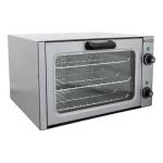 Adcraft Quarter-Size Electric Convection Oven, Silver