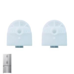2pcs AHJ72909001 Refrigerator Freezer Drawer Roller for LG/Kenmore, Replaces AHJ73329901 AP4671331, Compatible with PS3532772 EAP3532772, Drawer Rollers for LG Bottom Mount & Freezer Refrigerators