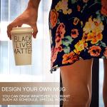 Reusable Insulated Ceramic Travel Coffee Cup 12 oz