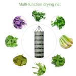 Herb Drying Rack Hanging Mesh 6 Layer - Ht 40", W 23.4"- with Double-Zipper, Garden Pruning Shear, S Hook, for Drying Herbs, Plants, Seeds, Buds | Outdoor, Hydroponics Herb Dryer Hanging Rack