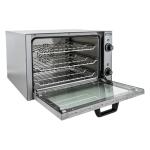 Adcraft Quarter-Size Electric Convection Oven, Silver