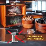 Bon Apperoo™ Original Culinary Smoker Box with Torch | Portable Cold Food and Cocktail Infuser | Indoor Whiskey Smoking Kit | Butane Not Included