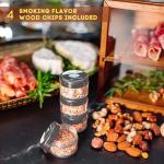 Bon Apperoo™ Original Culinary Smoker Box with Torch | Portable Cold Food and Cocktail Infuser | Indoor Whiskey Smoking Kit | Butane Not Included