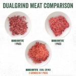 LEM Products BigBite Dual Grind #8 0.50 HP Stainless Steel Electric Meat Grinder Machine, Ideal for Regular Use