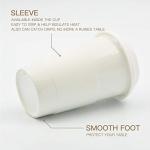 Reusable Insulated Ceramic Travel Coffee Cup 12 oz