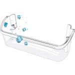 UPGRADED 242126602 Refrigerator Door Bin Shelf Replacement for Frigidaire Electrolux Refrigerator Door Shelf Bin Bottom 2 Shelves - Side Shelf Rack Parts AP6278233 PS12364199 4547407