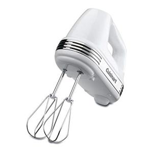 Cuisinart HM-70 Power Advantage 7-Speed Hand Mixer, Silver,White