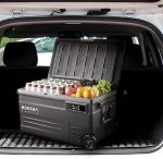 BODEGA BODEGACOOLER 12 Volt Car Refrigerator,80 Quarts Portable Fridge,75L RV Freezer Single Zone,with APP Control,-4℉-68℉ Car Cooler,12/24V DC & 100-240V AC for Travel, Camping,Outdoor,Truck,SUV