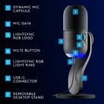 Logitech G Yeti GX Dynamic RGB Gaming Microphone with LIGHTSYNC, USB + G735 Wireless Gaming Headset