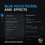 Logitech G Yeti GX Dynamic RGB Gaming Microphone with LIGHTSYNC, USB + G735 Wireless Gaming Headset