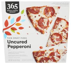 Whole Foods 365 Thin Crust Pepperoni Pizza 13.3oz