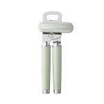 KitchenAid Classic Multifunction Can Opener and Bottle Opener Easy to Use, Razor Sharp Stainless Steel Cutting Wheel, Soft Ergonomic Handles, Pistachio