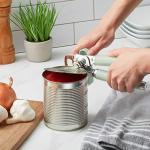 KitchenAid Classic Multifunction Can Opener and Bottle Opener Easy to Use, Razor Sharp Stainless Steel Cutting Wheel, Soft Ergonomic Handles, Pistachio