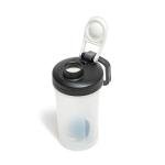 Contigo Shake & Go 2.0 Protein Shaker Bottle with Mixer Ball | Large BPA Free Blender | Ideal for Protein Powder, Nutrition Shakes or Smoothies |Leak Proof Shake Sports Bottle | Salt | 590 ml