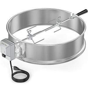 onlyfire Stainless Steel Rotisserie Kit for 22" Grills