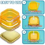 Crustless Sandwich Cutter and Sealer for Kids